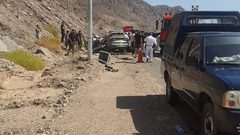 مصرع شاب وزوجته وطفلتهما من كفر قاسم إثر حادث سير في سيناء