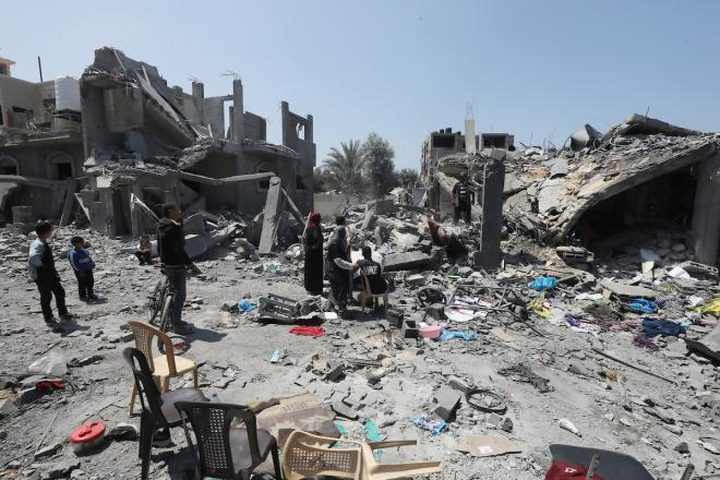 انتشال جثامين 9 شهداء من مناطق متفرقة في رفح