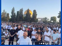 40 ألف مصل يؤدون صلاة عيد الأضحى في الأقصى رغم تضييقات الاحتلال