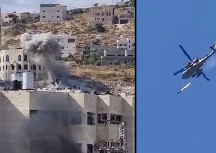 طائرة إسرائيلية تقصف موقعا شرق طولكرم