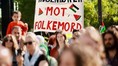 تظاهرة في أوسلو دعماً لغزة