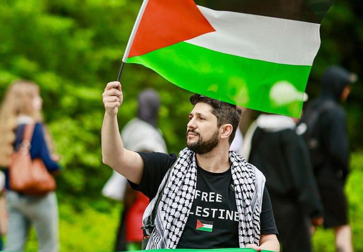 تظاهرة في أوسلو دعماً لغزة