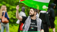 تظاهرة في أوسلو دعماً لغزة