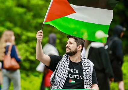 تظاهرة في أوسلو دعماً لغزة