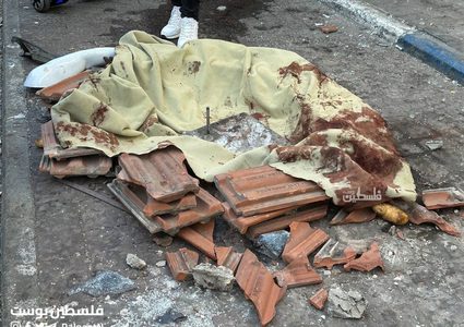 من مكان عملية الاغتيال التي نفذتها قوة خاصة تابعة للاحتلال في مدينة قلقيلية، قبل قليل.