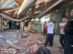 من مكان عملية الاغتيال التي نفذتها قوة خاصة تابعة للاحتلال في مدينة قلقيلية، قبل قليل.