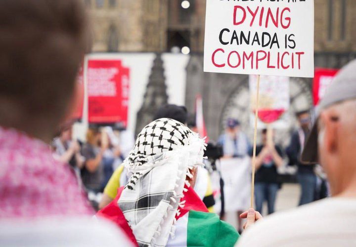 فعاليات في كندا للتنديد بجرائم الاحتلال ضد الطواقم الطبية والأطفال الفلسطينيين
