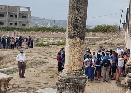 مستوطنون يقتحمون الموقع الأثري في سبسطية