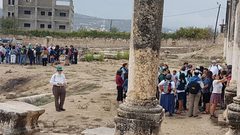 مستوطنون يقتحمون الموقع الأثري في سبسطية