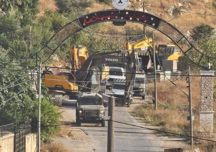 الاحتلال يهدم منزلا قيد الإنشاء في بيتللو شمال غرب رام الله