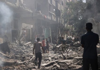 إصابات بينها خطيرة في قصف للاحتلال على مخيم جباليا