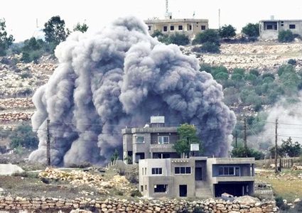 قصف إسرائيلي يستهدف منزلين في كفرشوبا جنوب لبنان