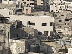 جانب من غارات الاحتلال على مناطق مختلفة من غزة، صباح اليوم.