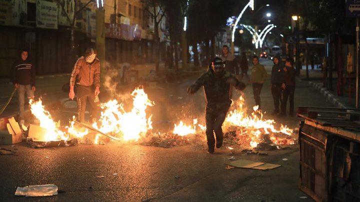 مواجهات مع الاحتلال في بيت فوريك شرق نابلس