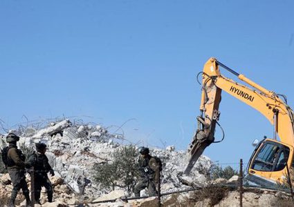 سلطات الاحتلال تهدم منزلا قيد الإنشاء في أم الفحم بالداخل المحتل