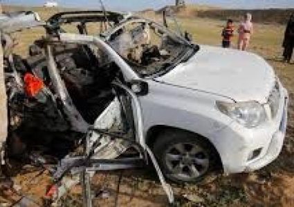 شهيد وعدد من الإصابات جراء قصف طائرة استطلاع لمركبة مدنية في خان يونس