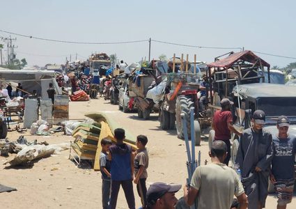 الأونروا: 250 ألف شخص اضطروا للنزوح مجددا في خان يونس