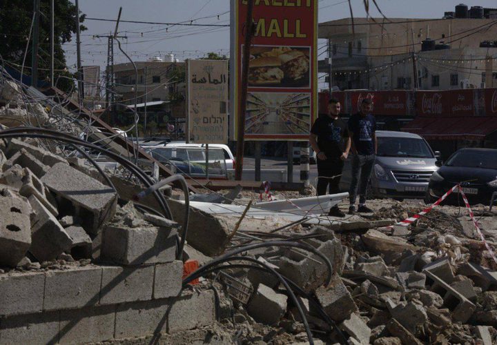 آثار الدمار الذي خلفه الاحتلال بمنزل عائلة النجوم في قرية العوجا
