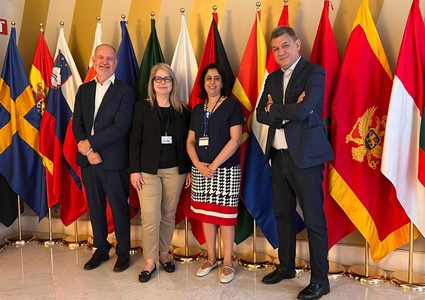 د. رصاص تبحث مع اتحاد الجامعات من أجل المتوسط دعم مبادرة تمكين طلبة غزة