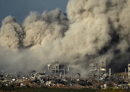"جودة البيئة": انبعاث مليوني طن من ثاني أكسيد الكربون جراء هدم المباني في غزة