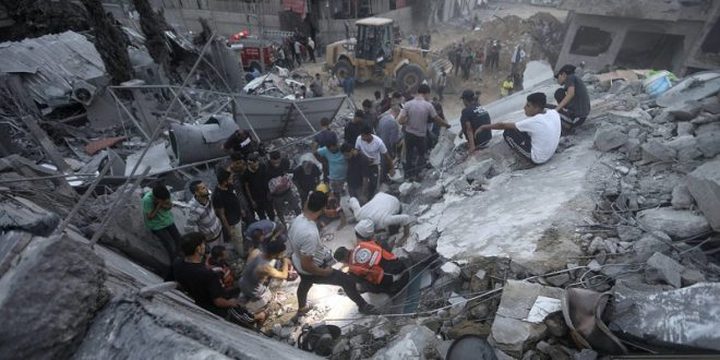 المرصد الأورومتوسطي: أكثر من 10 آلاف مفقود تحت الأنقاض في غزة