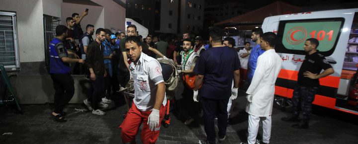 إخلاء مستشفى "المعمداني" في غزة
