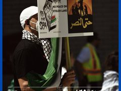 استمرار الفعاليات المساندة لغزة وفلسطين في مدينة مونتريال بكندا.