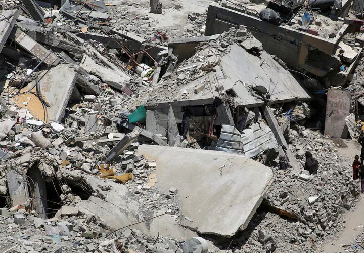 صور تظهر حجم الدمار في مدينة خانيونس جنوب قطاع غزة