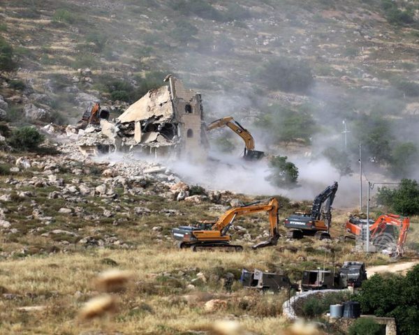 الاحتلال يهدم غرفتين زراعيتين في مراح معلا جنوب بيت لحم