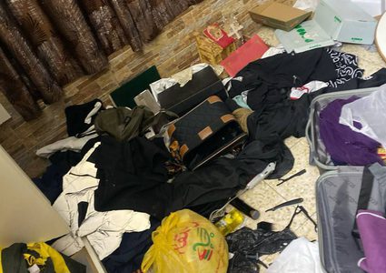 صور من آثار الدمار الذي خلفه جيش الاحتلال بعد اقتحامهم لمدينة قلقيلية فجر اليوم.