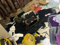 صور من آثار الدمار الذي خلفه جيش الاحتلال بعد اقتحامهم لمدينة قلقيلية فجر اليوم.