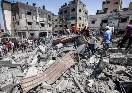 287 يوم من الحرب على غزة: شهداء وجرحى جراء قصف الاحتلال مناطق متفرقة