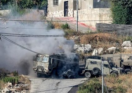 إصابة جنديين إسرائيليين وإعطاب آلية خلال اقتحام طوباس