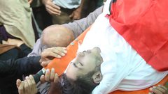 تشييع جثماني الشهيدين شلالدة وحلايقة في سعير والشيوخ