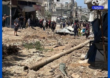 الدمار الذي خلفه الاحتلال في حارة المقاطعة بمخيم طولكرم