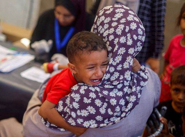 الصحة العالمية سترسل أكثر من مليون جرعة من لقاح شلل الأطفال لغزة