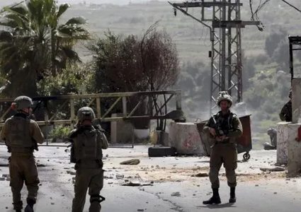 مواجهات مع الاحتلال في قصرة جنوب نابلس