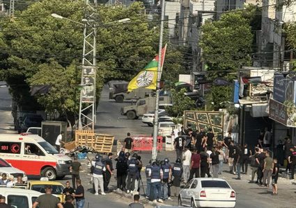 إصابة شاب بالرصاص الحي بعد اقتحام الاحتلال مخيم بلاطة للمرة الثانية خلال ساعات