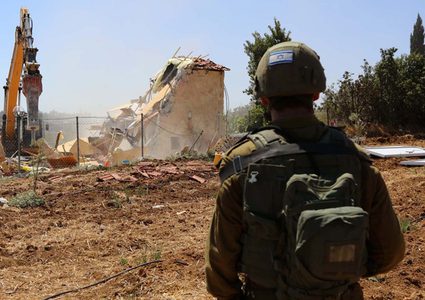 الاحتلال يهدم غرفة زراعية في جبل المكبر