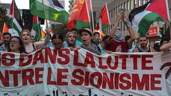 تواصل التظاهرات في مدينة مونتريال الكندية دعماً لفلسطين وغزة