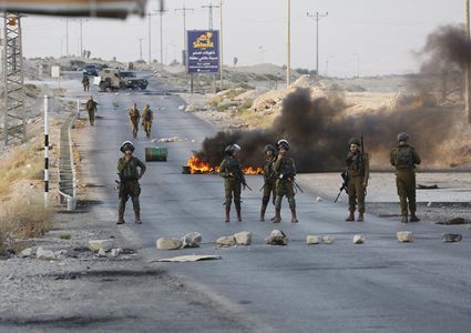 مواجهات مع الاحتلال في قصرة جنوب نابلس