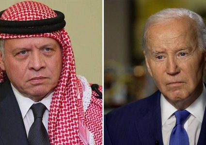 بايدن وملك الأردن يناقشان جهود تهدئة التوترات ووقف النار في غزة