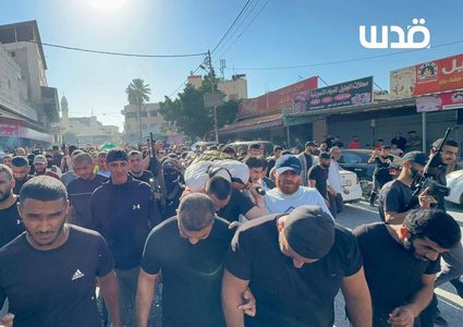 جماهير غفيرة تشيع جثامين خمسة شهداء في جنين