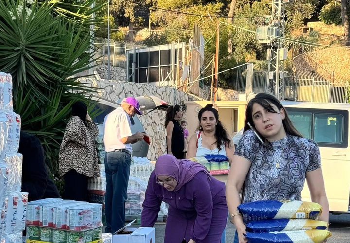حشود أهالي الناصرة تتواصل في التبرع لأهالي قطاع غزة