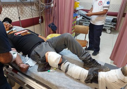 اصابة متضامن اجنبي قي مواجهات في بلدة بيتا