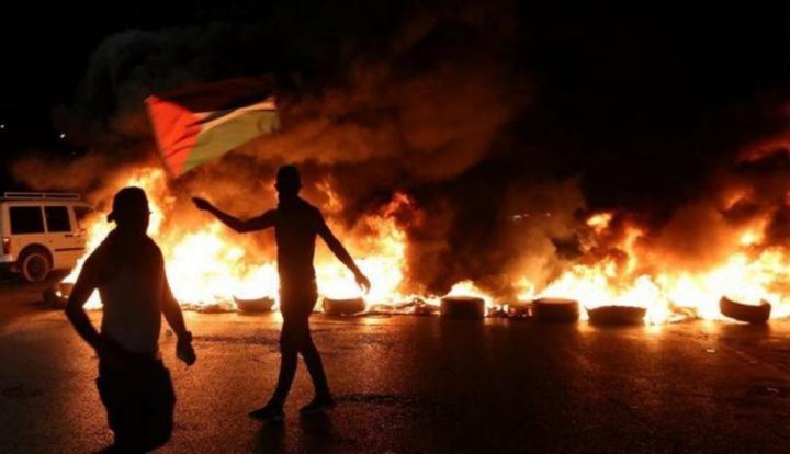 مواجهات مع الاحتلال في قصرة جنوب نابلس