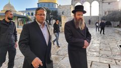 المتطرف بن غفير يقتحم المسجد الأقصى المبارك