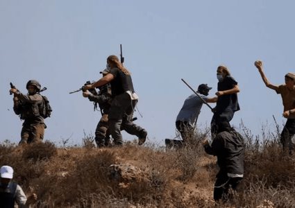 مستوطنون يعتدون على نشطاء سلام ويطاردون رعاة أغنام جنوب الخليل