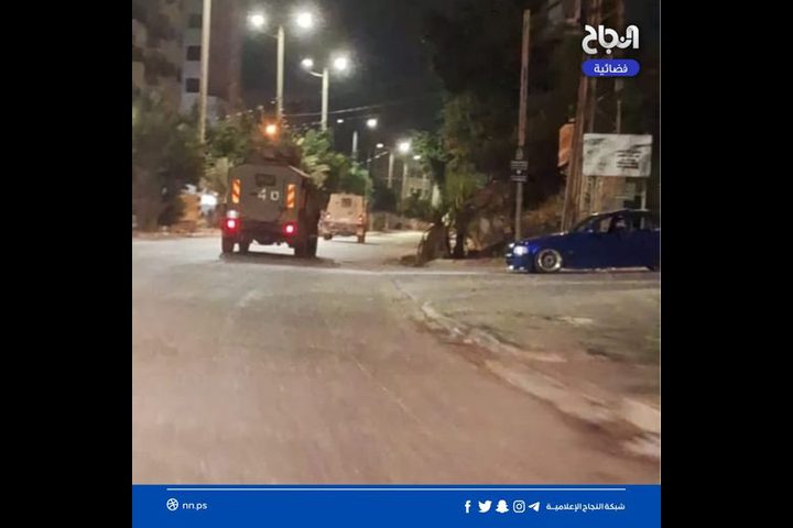 الاحتلال يقتحم المنطقة الشرقية في نابلس