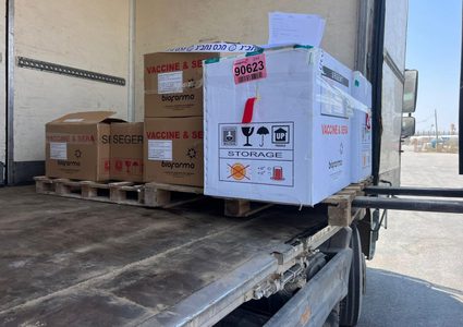 إسرائيل تقرر ادخال ٦٠ الف لقاح لشلل الاطفال في غزة